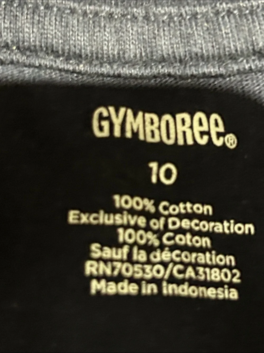 Gymboree Navy Blue Space Shuttle Graphic Tee